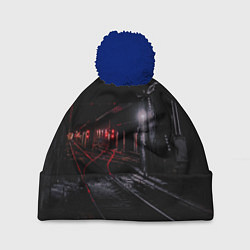 Шапка c помпоном Тоннель метро