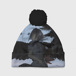 Шапка с помпоном Touhou Project Aya Шамеймару, цвет: 3D-черный