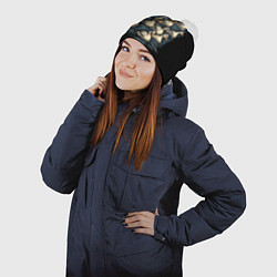 Шапка с помпоном Утки в пруду, цвет: 3D-белый — фото 2