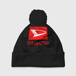 Шапка с помпоном Daihatsu, цвет: 3D-черный