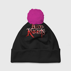 Шапка c помпоном Blood Knights logo rpg