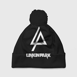 Шапка c помпоном Linkin park logo brend music