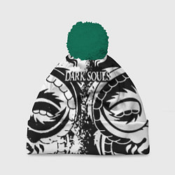 Шапка с помпоном Darksouls rpg dragon, цвет: 3D-зеленый