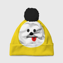 Шапка с помпоном BT21 - Chimmy, цвет: 3D-черный