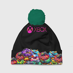 Шапка c помпоном Xbox пончики