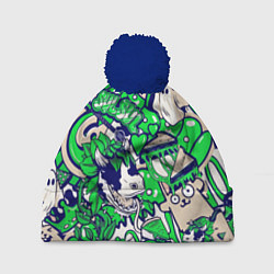 Шапка c помпоном The Sims стикеры