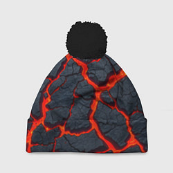 Шапка c помпоном Текущая в породе лава