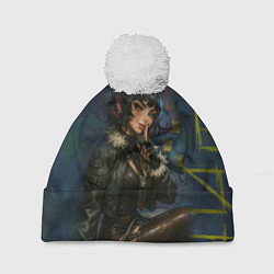 Шапка c помпоном Джейн Доу из ззз