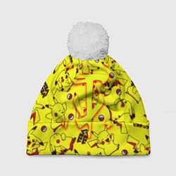 Шапка c помпоном Doom x pokemon