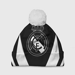 Шапка c помпоном Real Madrid геометрия спорт