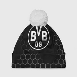 Шапка c помпоном Borussia соы броня текстура