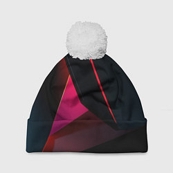 Шапка c помпоном Geometric shapes