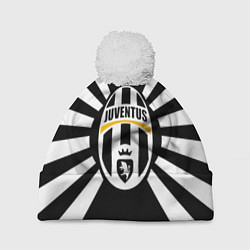 Шапка с помпоном Ювентус линии, цвет: 3D-белый