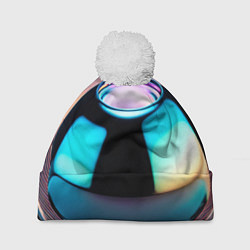 Шапка c помпоном Галактический шар