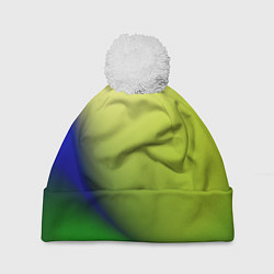 Шапка c помпоном The color is multicolored