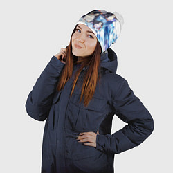 Шапка с помпоном Пингвины и лёд, цвет: 3D-белый — фото 2