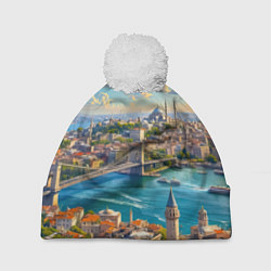 Шапка c помпоном Сплетение эпох над Босфором