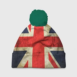 Шапка с помпоном Великобритания, цвет: 3D-зеленый