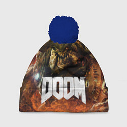 Шапка с помпоном DOOM 4: Hell Cyberdemon, цвет: 3D-тёмно-синий