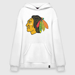 Толстовка-худи оверсайз Chicago Blackhawks, цвет: белый