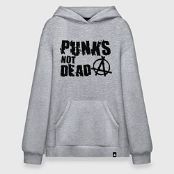 Худи оверсайз Punks not dead