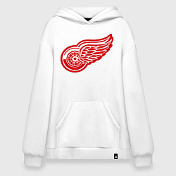 Толстовка-худи оверсайз Detroit Red Wings: Pavel Datsyuk, цвет: белый