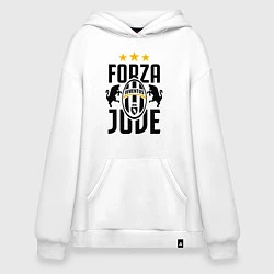 Толстовка-худи оверсайз Forza Juve, цвет: белый
