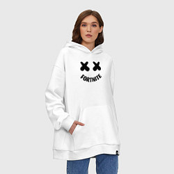 Толстовка-худи оверсайз FORTNITE x MARSHMELLO, цвет: белый — фото 2