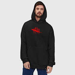Толстовка-худи оверсайз DEAD BY DAYLIGHT, цвет: черный — фото 2