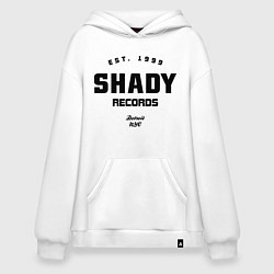 Толстовка-худи оверсайз Shady records, цвет: белый