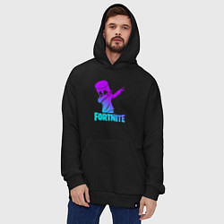 Толстовка-худи оверсайз FORTNITE X MARSHMELLO, цвет: черный — фото 2
