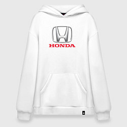Толстовка-худи оверсайз HONDA, цвет: белый