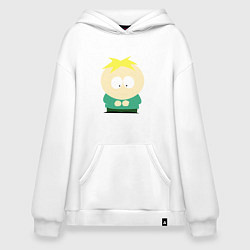 Толстовка-худи оверсайз South Park Баттерс, цвет: белый