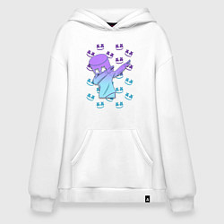 Толстовка-худи оверсайз Fortnite,Marshmello, цвет: белый