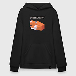 Толстовка-худи оверсайз MINERCRAFT, цвет: черный