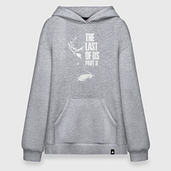 Толстовка-худи оверсайз Элли с гитарой, цвет: меланж