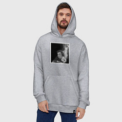 Толстовка-худи оверсайз MASK, цвет: меланж — фото 2