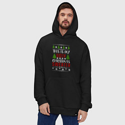 Толстовка-худи оверсайз My ugly christmas sweater, цвет: черный — фото 2