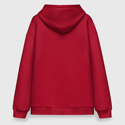 Худи оверсайз Сиба Ину Милые Щечки / Красный – фото 2