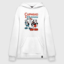 Худи оверсайз Cuphead & Mugman