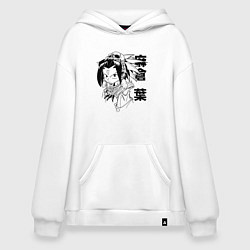 Толстовка-худи оверсайз Asakura Shaman, цвет: белый