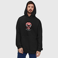 Толстовка-худи оверсайз Pixel isaac, цвет: черный — фото 2