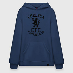Толстовка-худи оверсайз Chelsea CFC, цвет: тёмно-синий