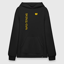 Толстовка-худи оверсайз WU TANG CLAN LOGO YELLOW, цвет: черный