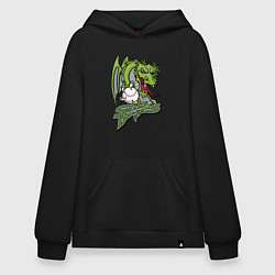 Худи оверсайз Shreveport swamp dragons - baseball team