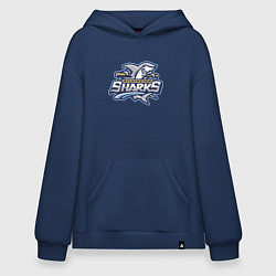 Худи оверсайз Wilmington sharks -baseball team