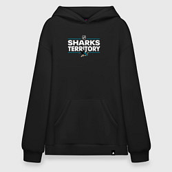 Худи оверсайз SHARKS TERRITORY САН-ХОСЕ ШАРКС