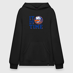 Худи оверсайз It Is New York Islanders Time Нью Йорк Айлендерс