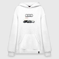 Толстовка-худи оверсайз Audi Concept Sketch, цвет: белый