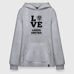 Худи оверсайз Leeds United Love Классика